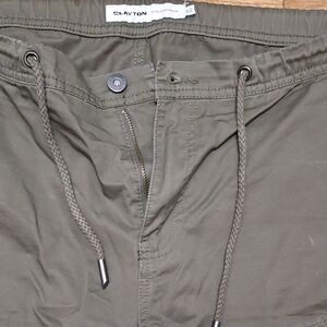 Clayton Men's Flat Front Shorts - Olive